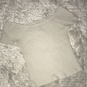 Cream Off-the-Shoulder Top💓